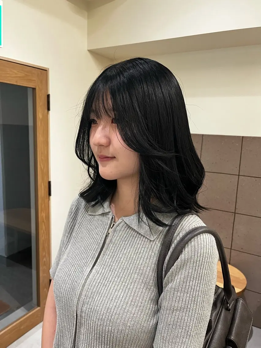 ミディアム ヘアカラー mao /HUI金山のヘアスタイル