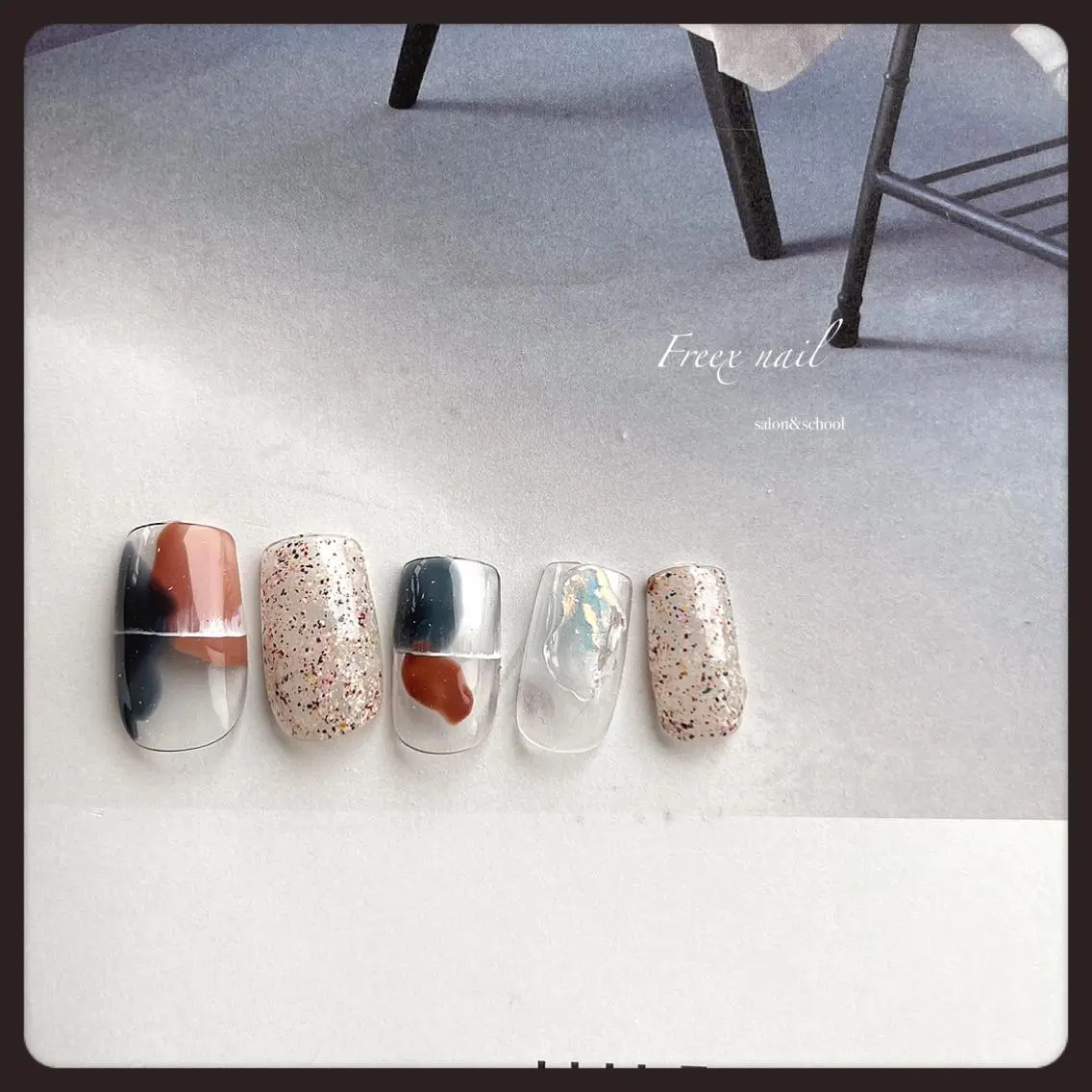 ネイル ハンドネイル ハンドケア freex nail /ニュアンス/個性派のネイルデザイン