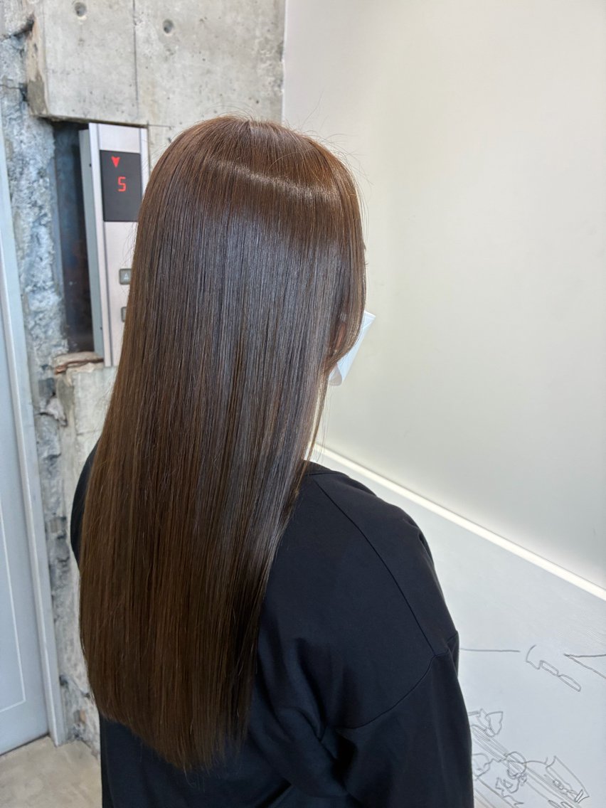 ロング カット ヘアカラー トリートメント newi 天王寺　 masakoのヘアスタイル