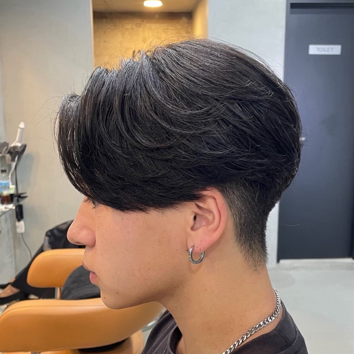 カラー パーマ メンズ メンズパーマ ニュアンスパーマ カット パーマ トリートメント 角田 凌のヘアスタイル