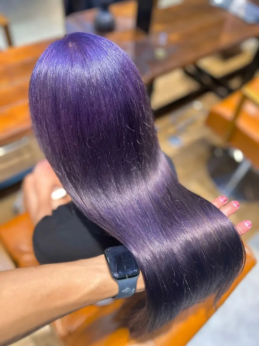 ロング カラー ヘアカラー トリートメント 💖カラー/ブリーチ 💖あつやのヘアスタイル
