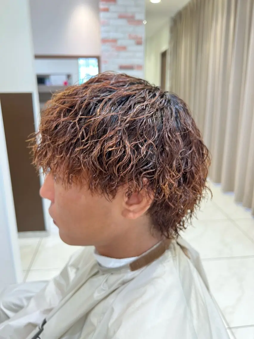 パーマ メンズ カット パーマ メンズ似合わせ特化/ 縮毛矯正/佐野友尉のヘアスタイル