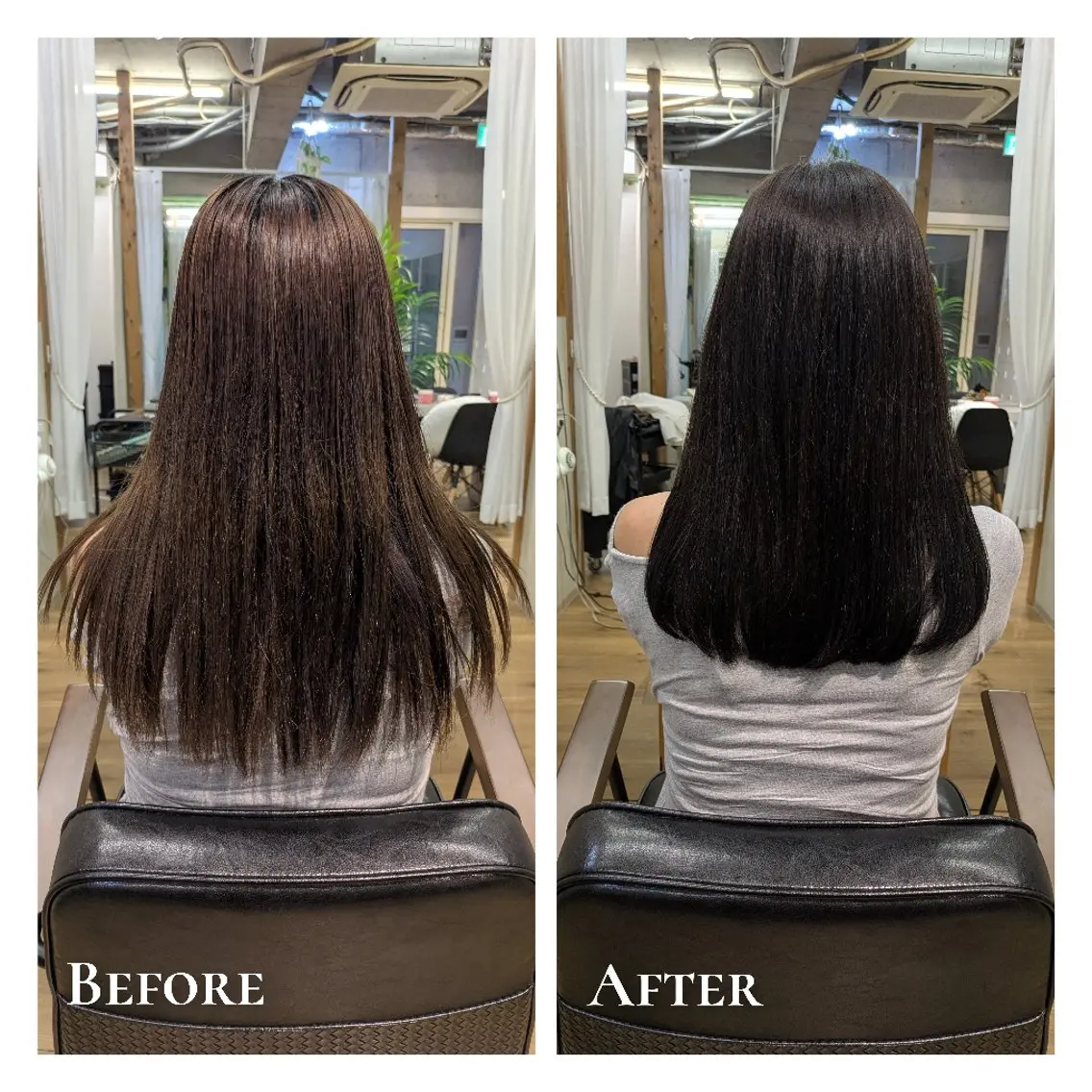 ロング カラー アッシュ アッシュブラウン ブリーチ ブラウンカラー ダブルカラー カット ヘアカラー トリートメント 有馬 葵のヘアスタイル