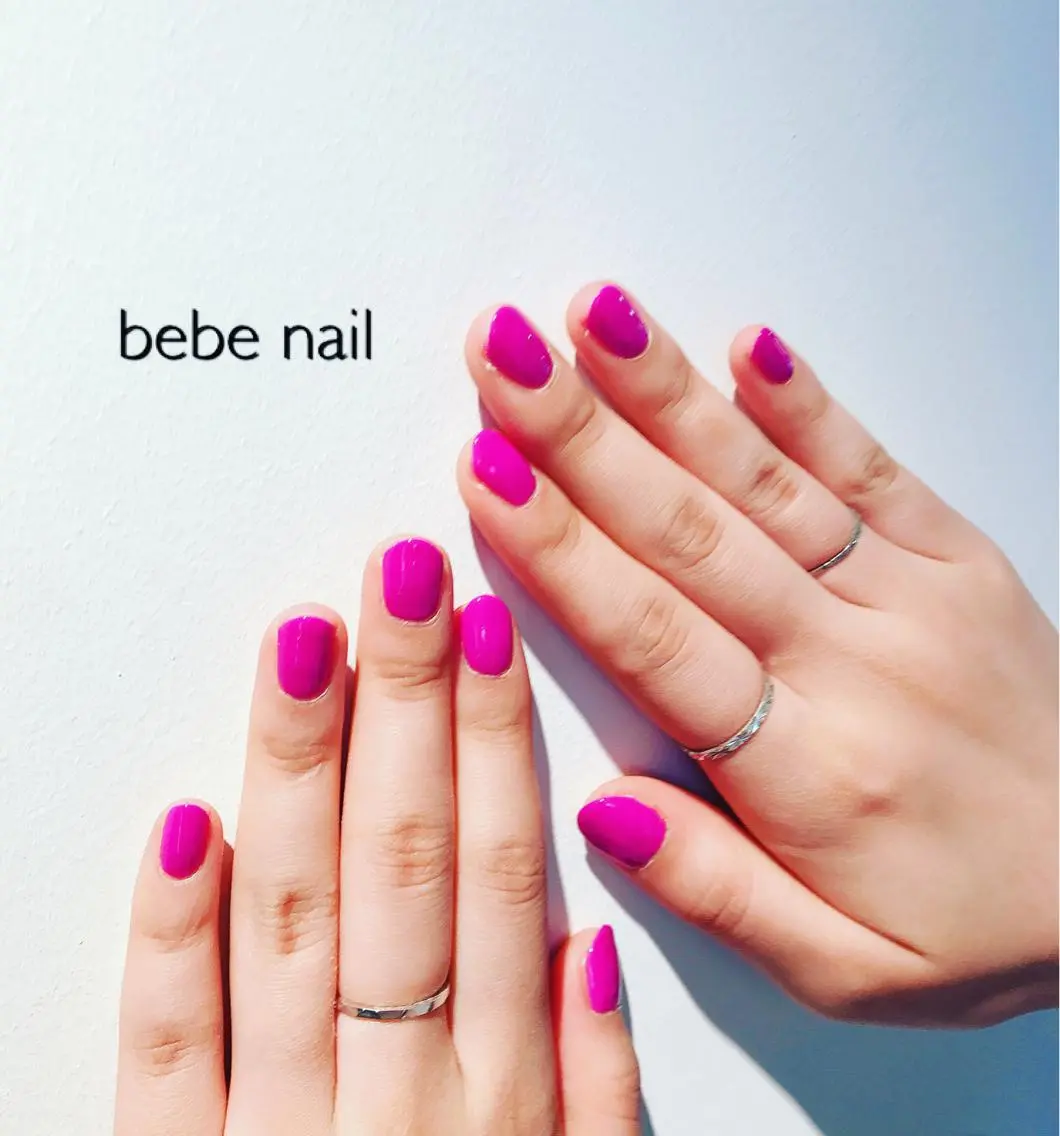 ネイル ジェルネイル ワンカラーネイル パラジェル ハンドネイル Ann nailのネイルデザイン