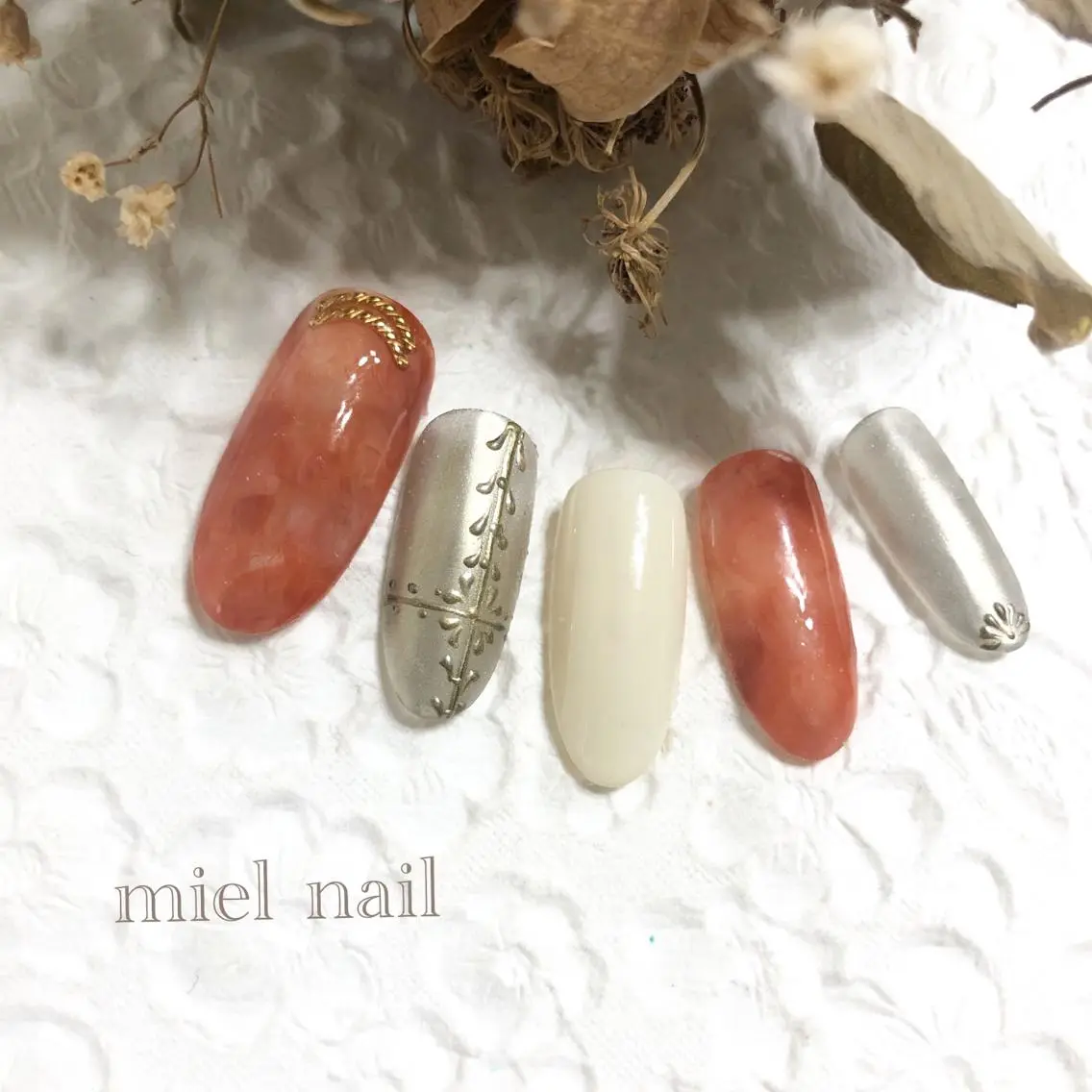 ネイル ハンドネイル miel nailのネイルデザイン