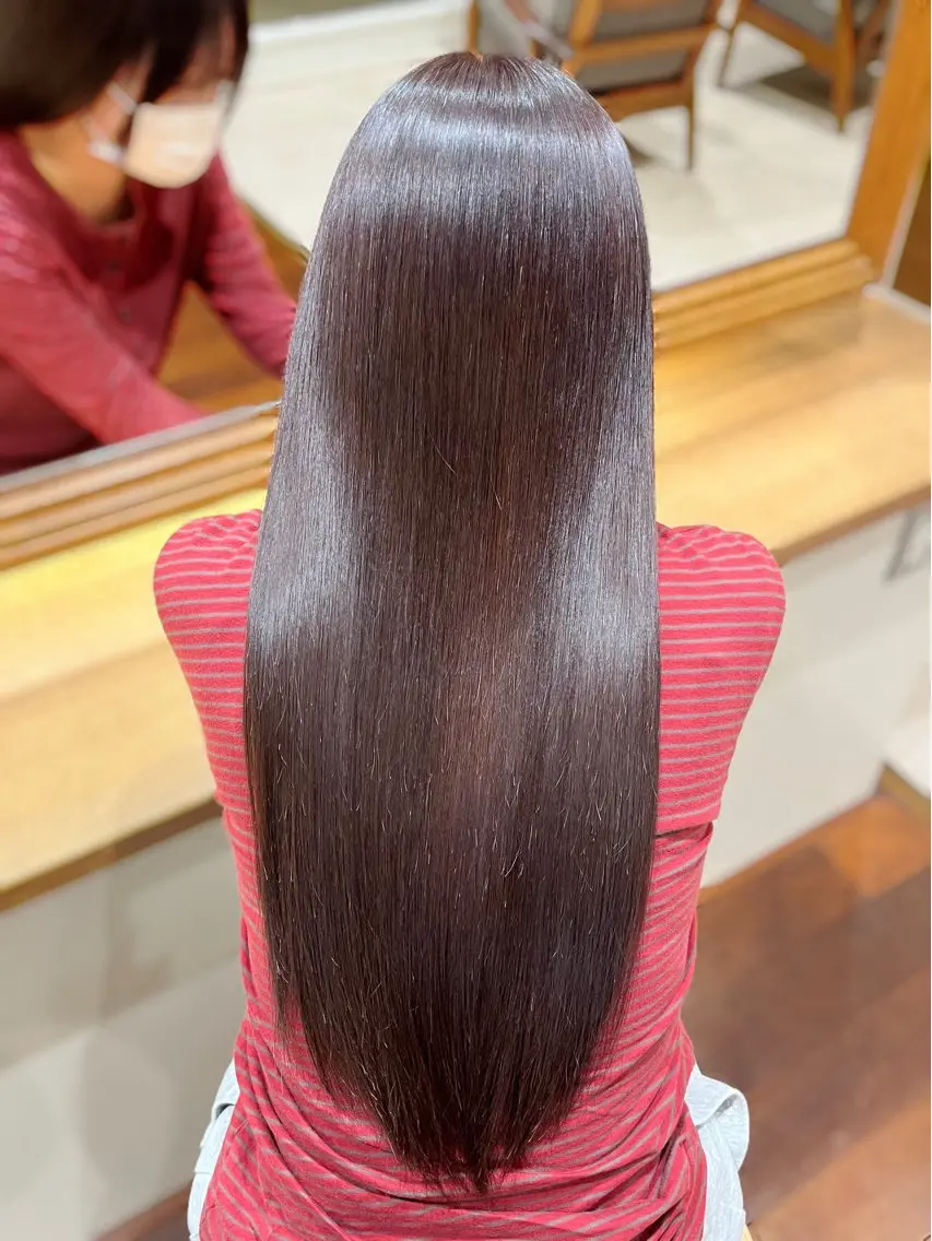 ロング カラー ブラウンカラー ピンクカラー ピンクブラウン ヘアカラー 🎀仙台/レイヤー /暖色/ありさ🎀のヘアスタイル