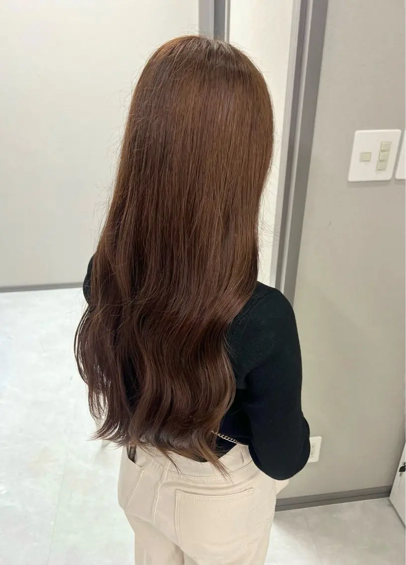 ロング カラー ブラウンカラー ヘーゼル soar RINのヘアスタイル