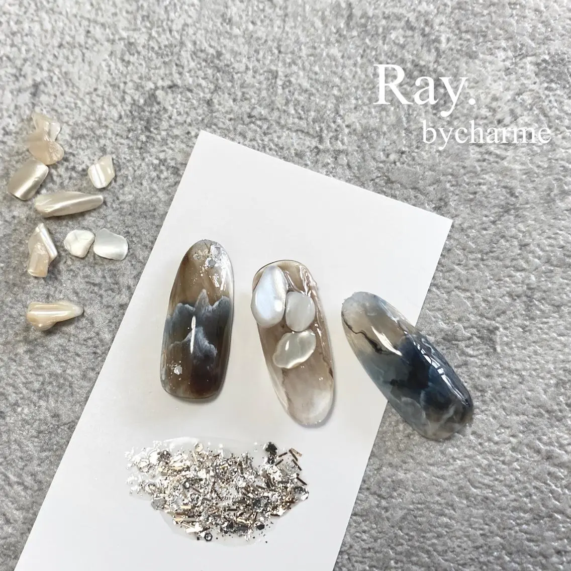 ネイル Ray. ／綺麗目ニュアンスのネイルデザイン