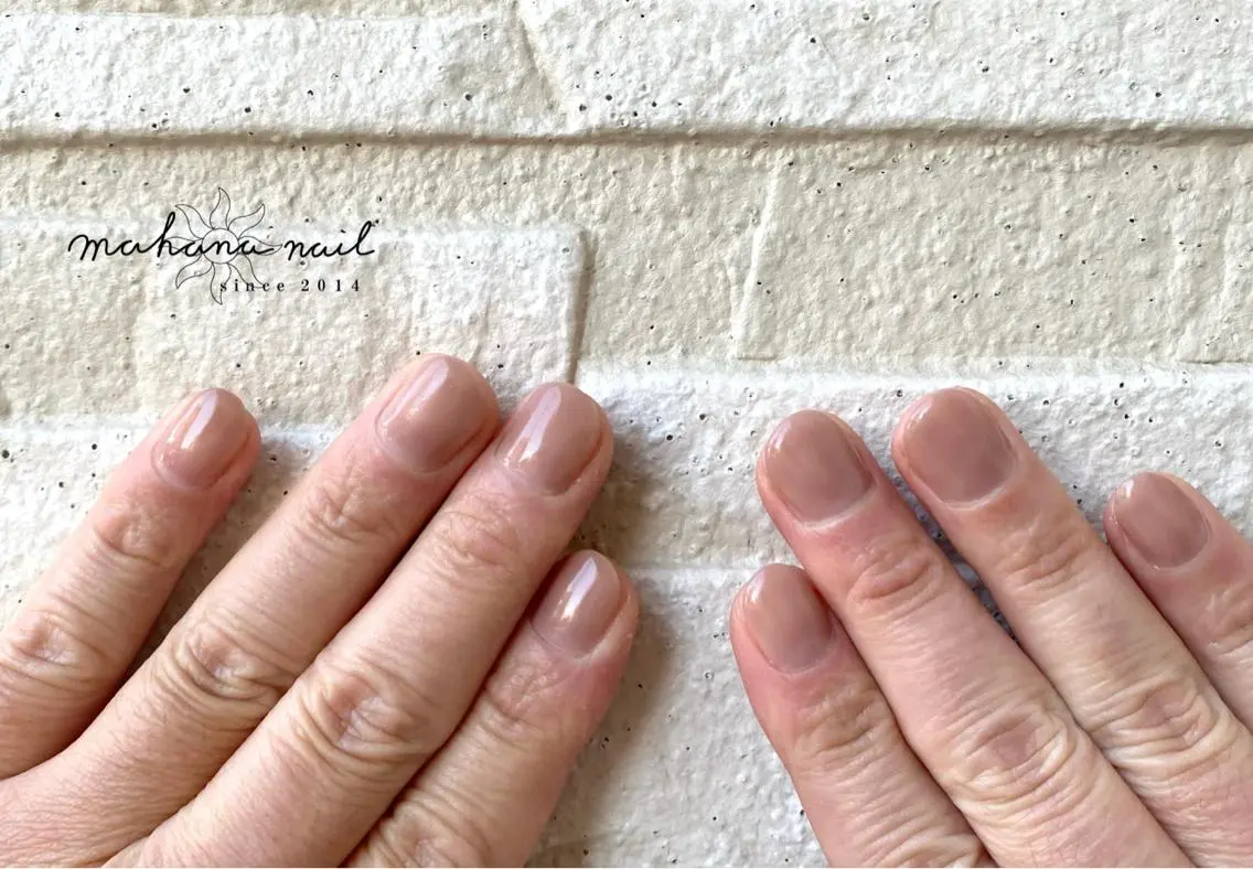 ネイル ワンカラーネイル mahana nailのネイルデザイン