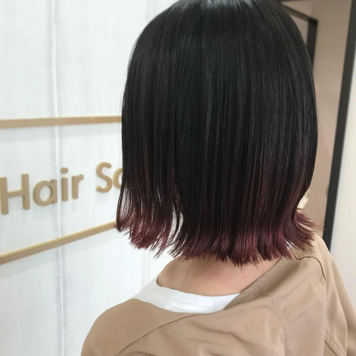 ❤️グラデーション《ブリーチ込》+艶カラーの写真