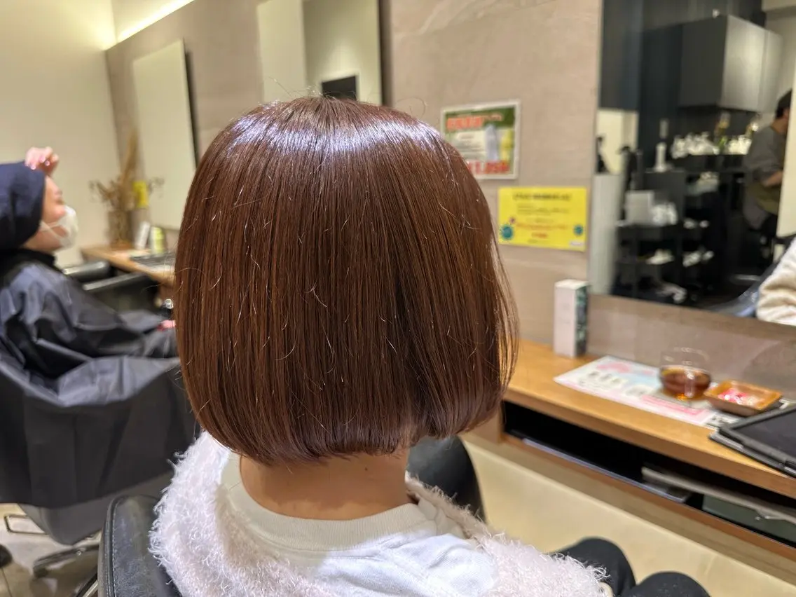 ミディアム hum立川 水野由香のヘアスタイル