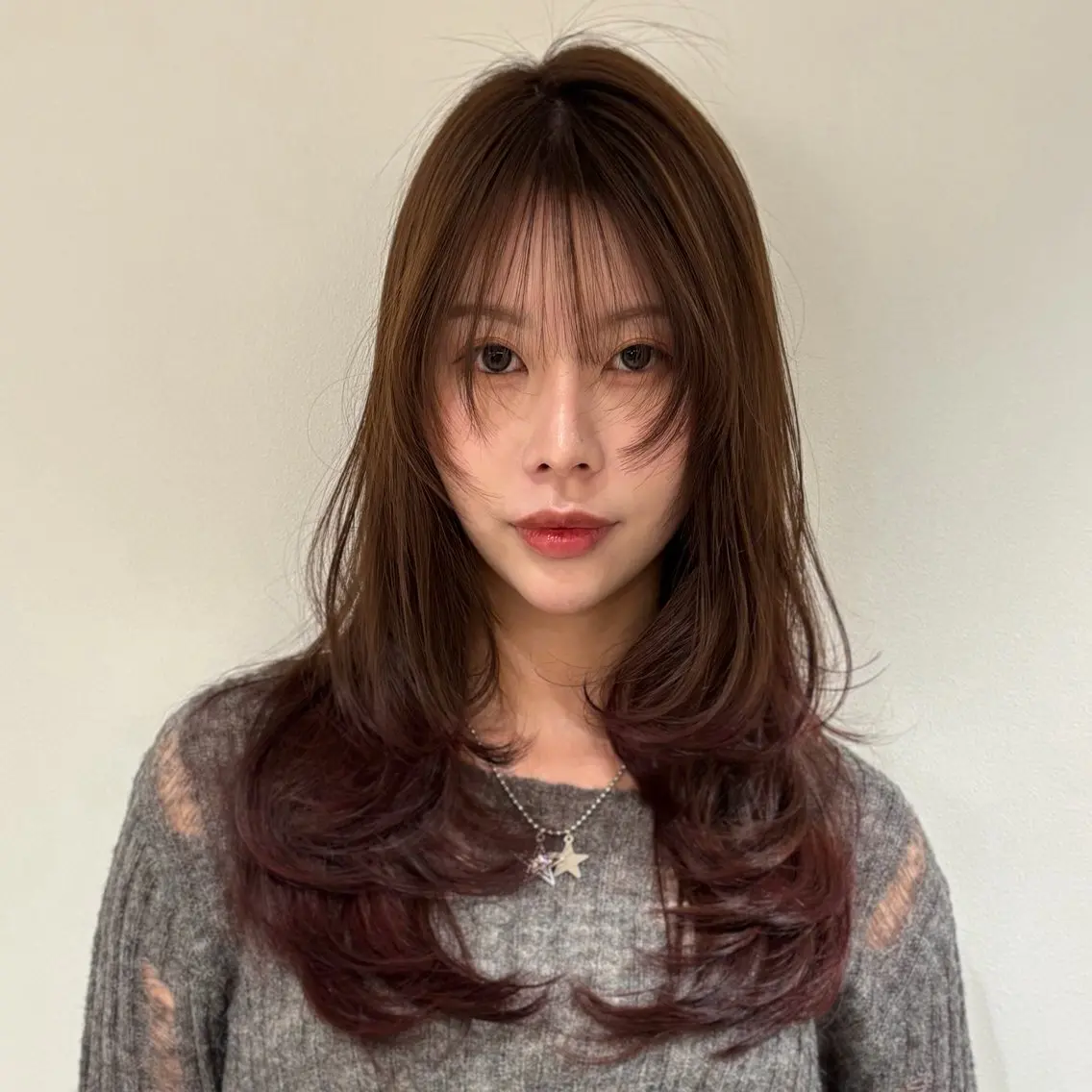 ロング 髙落 香帆のヘアスタイル