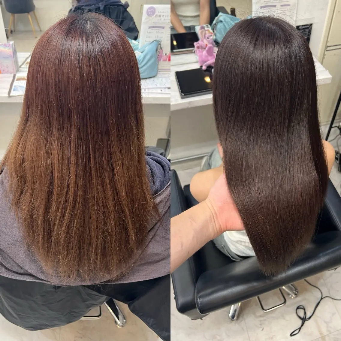 セミロング カラー ブラウンカラー ココアブラウン レイヤーカット カット ヘアカラー トリートメント ✨レイヤー/髪質改善 /エクステ✨ナカムラのヘアスタイル