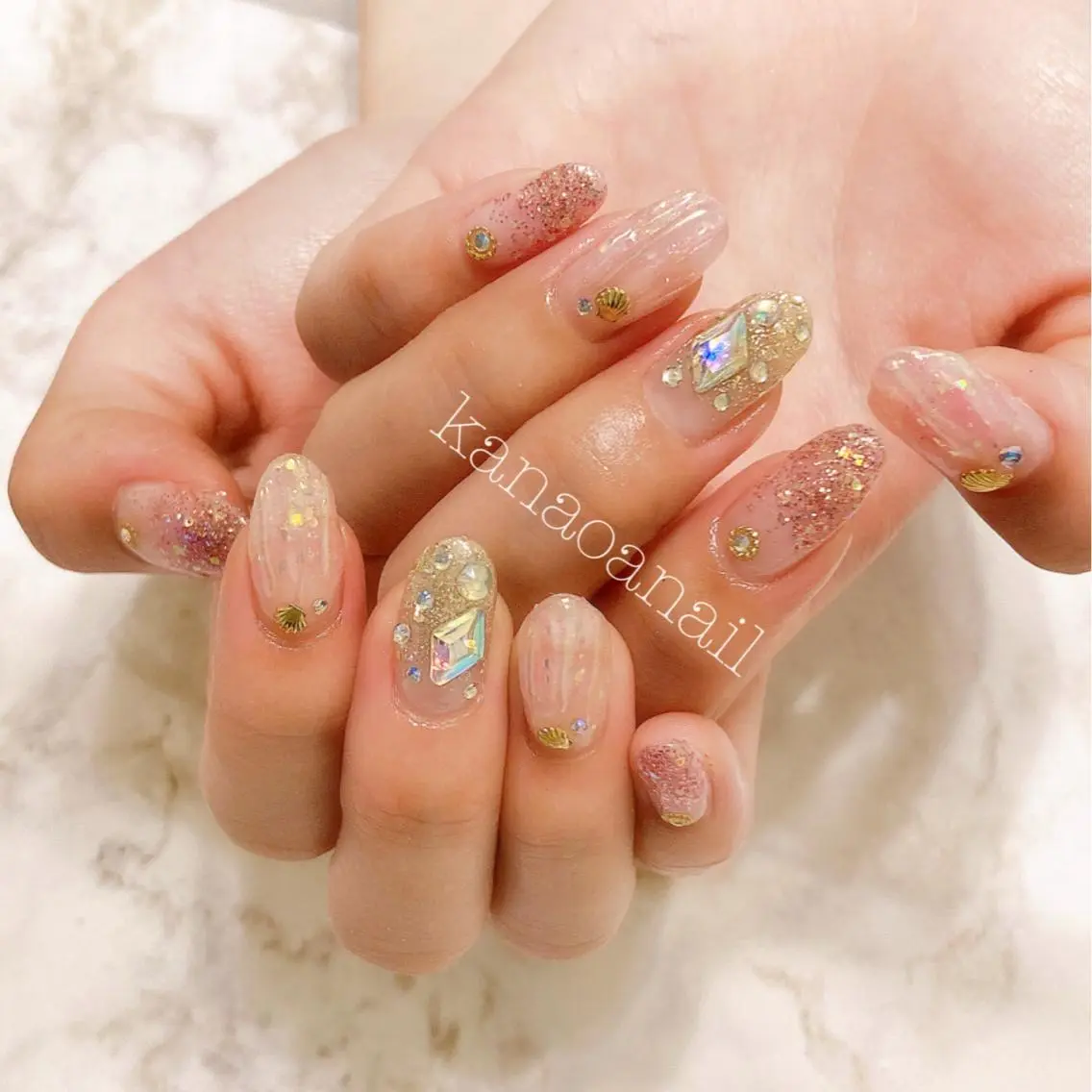 ネイル 地爪育成💅 kanaoanailのネイルデザイン