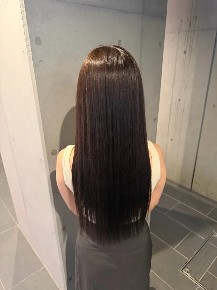 ロング カラー ブリーチ 透明感カラー グレージュ ラベンダーカラー ラベンダーグレージュ カット ヘアカラー トリートメント ✨透明感カラー✨ 🦖佐々木未来🦕のヘアスタイル