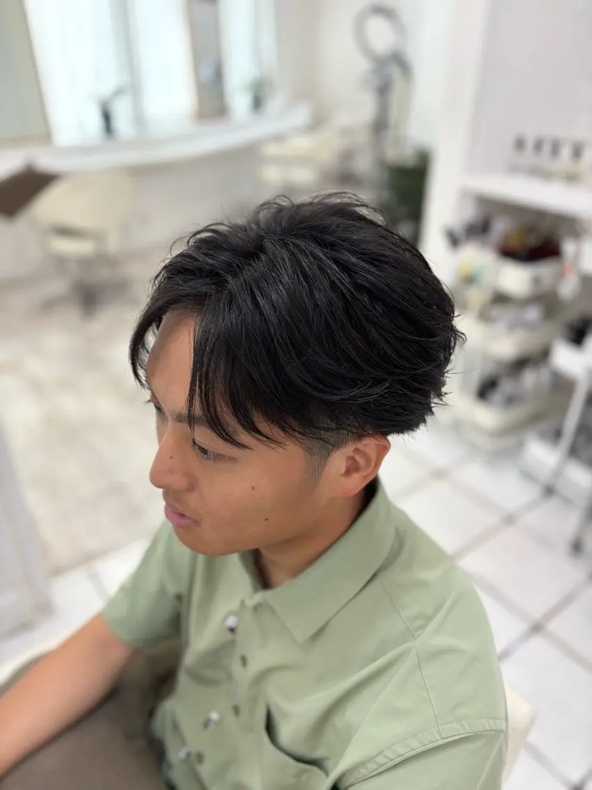 メンズ カット 阿部 渓太のヘアスタイル