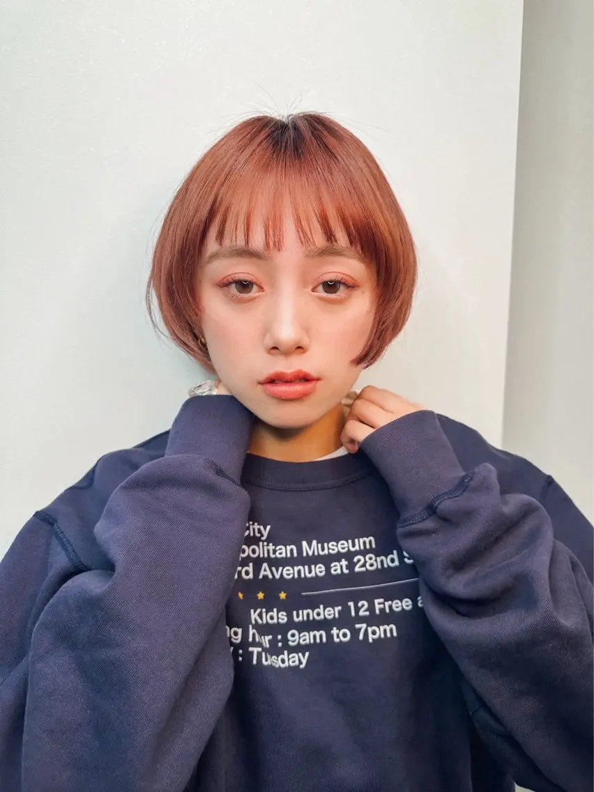 カット+イルミナカラー🍊の写真