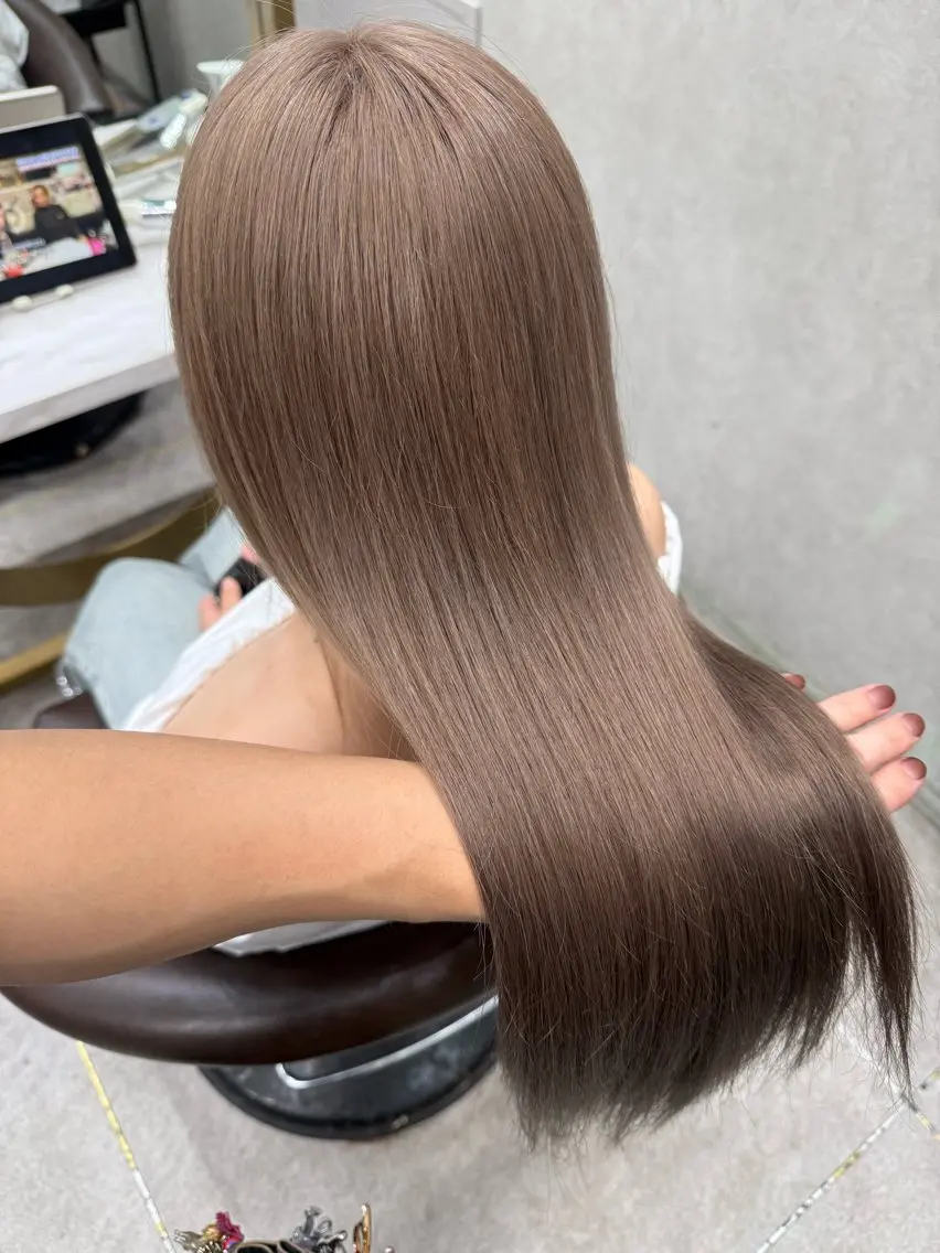 ロング カラー ヘアカラー トリートメント レイヤーダブルカラー KYONのヘアスタイル