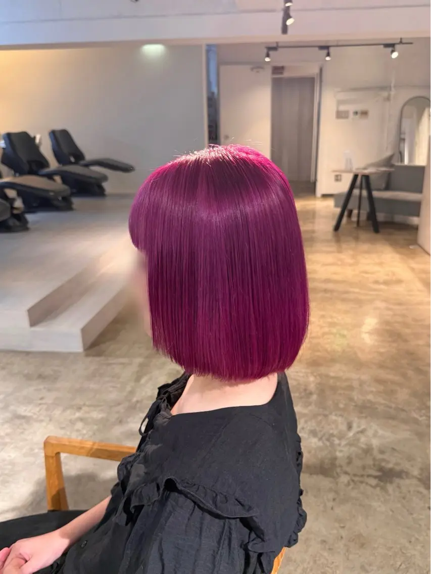 ミディアム カラー ブリーチ 縮毛矯正 ヘアカラー トリートメント 🫧ブリーチカラー/ 透明感/メンズ/みきのヘアスタイル