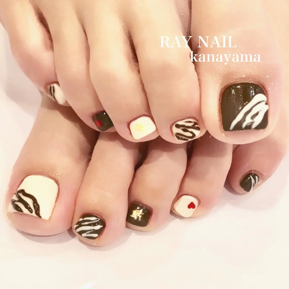 ネイル フットネイル Arowa 伊田のネイルデザイン
