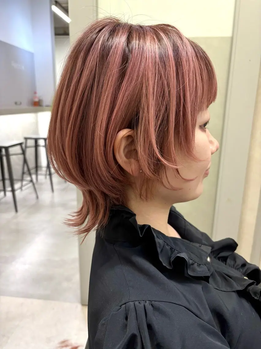 ショート ウルフカット Libre 西野圭一のヘアスタイル