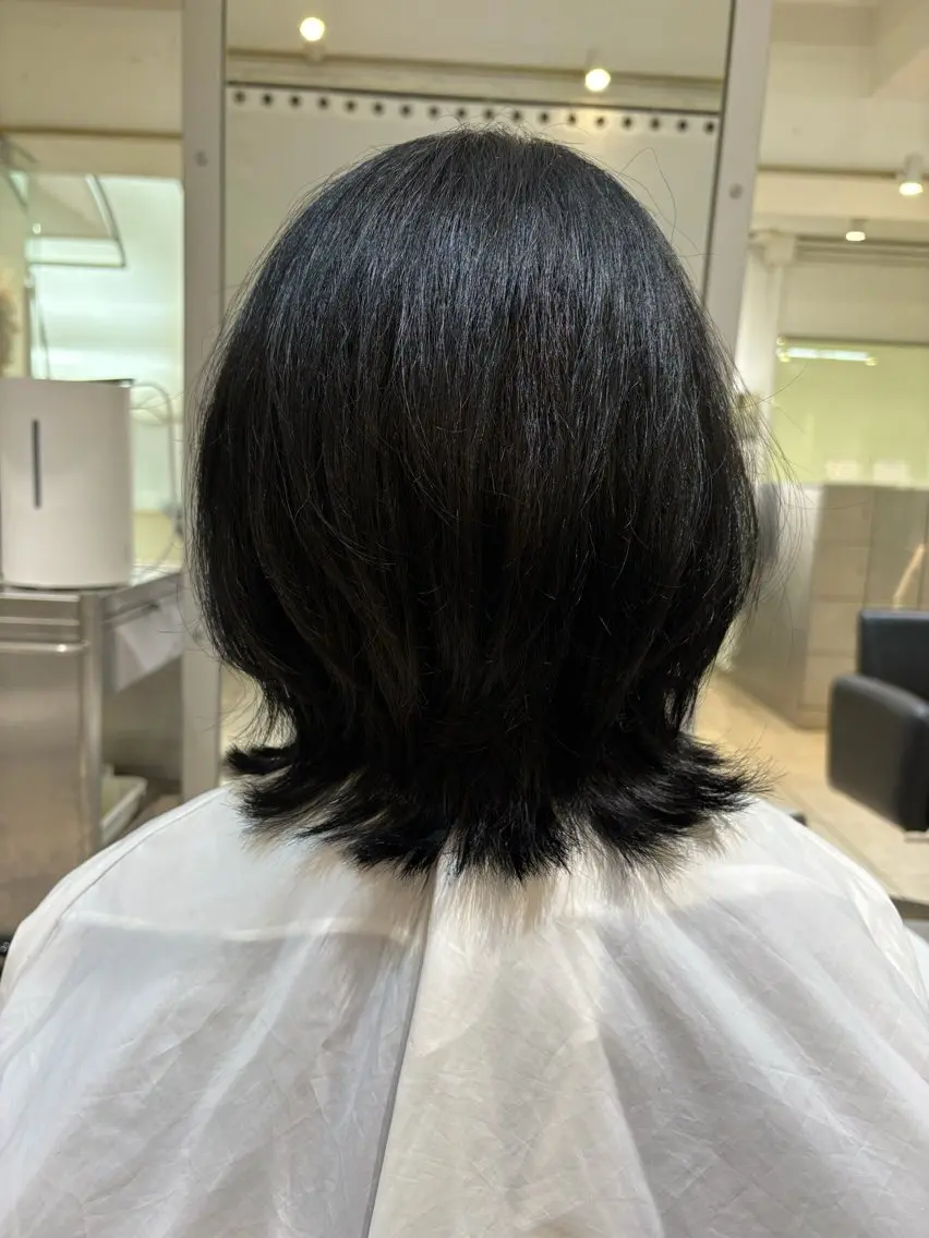ミディアム ボブ ショートカット/ カラーARAI🫧のヘアスタイル
