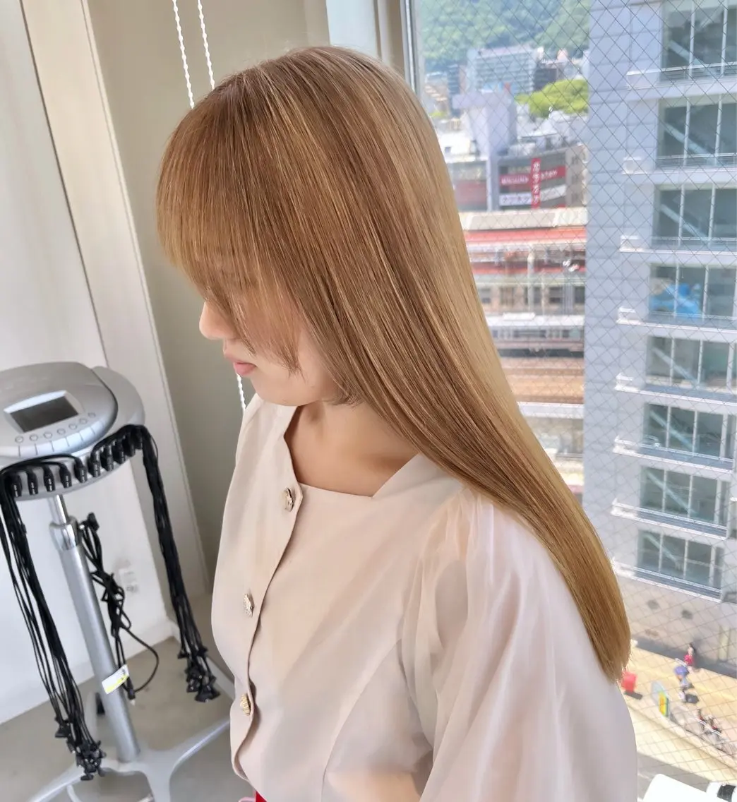 セミロング ヘアカラー トリートメント 🏅EIGHT難波/ 【店長】タモツのヘアスタイル