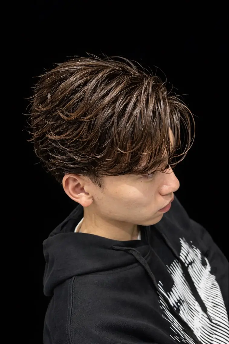 カット+ブリーチ縮毛矯正+5STEPトリートメントの写真