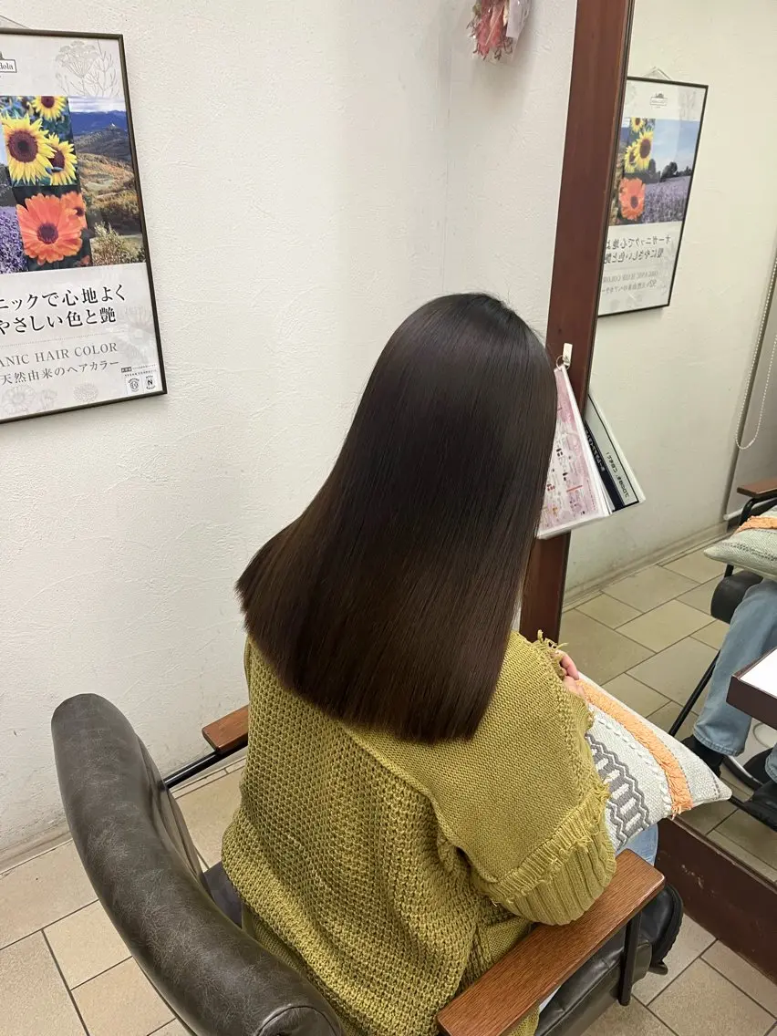 セミロング 🌱 みよのヘアスタイル