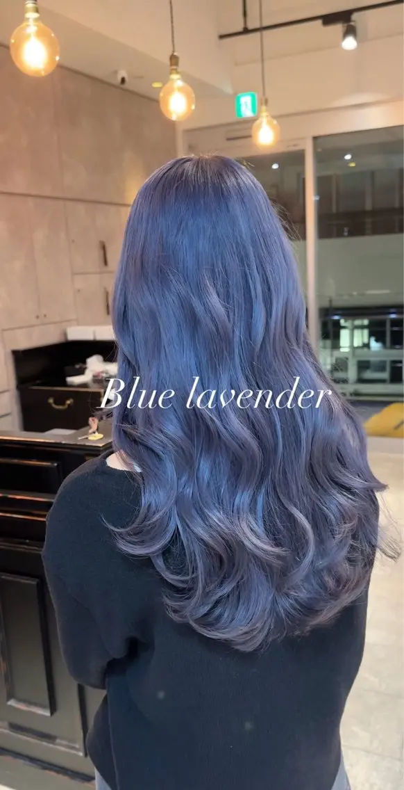 セミロング カラー パーマ ヘアアレンジ ヘアカラー トリートメント ブリーチカラー🤍 颯馬🐈‍⬛のヘアスタイル
