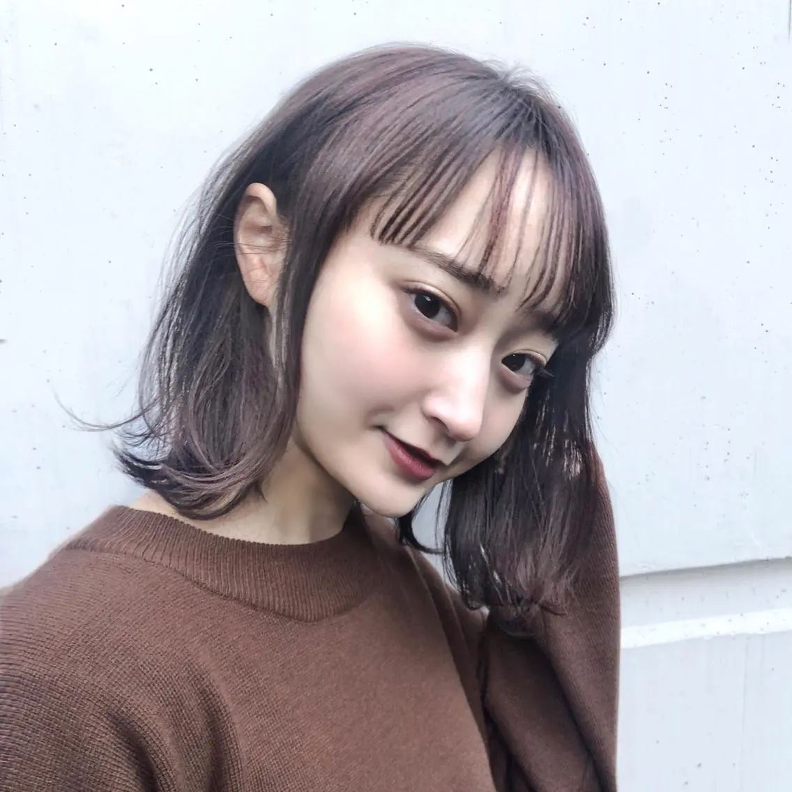 ミディアム カラー ヘアアレンジ KONOMI スタイリストのヘアスタイル
