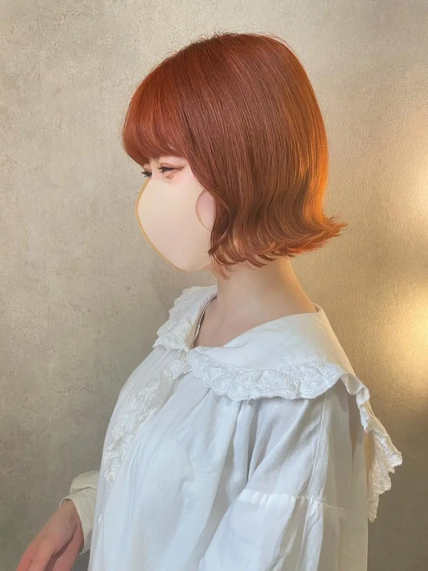 ♡前髪カット+イルミナカラー♡+ダメージ軽減トリートメント付きの写真