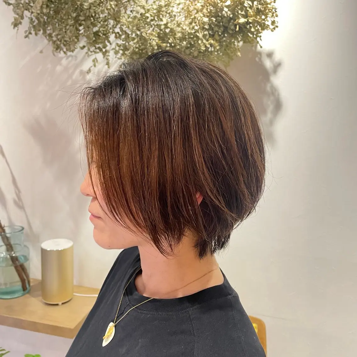 ショート ショートヘア あきば まゆのヘアスタイル