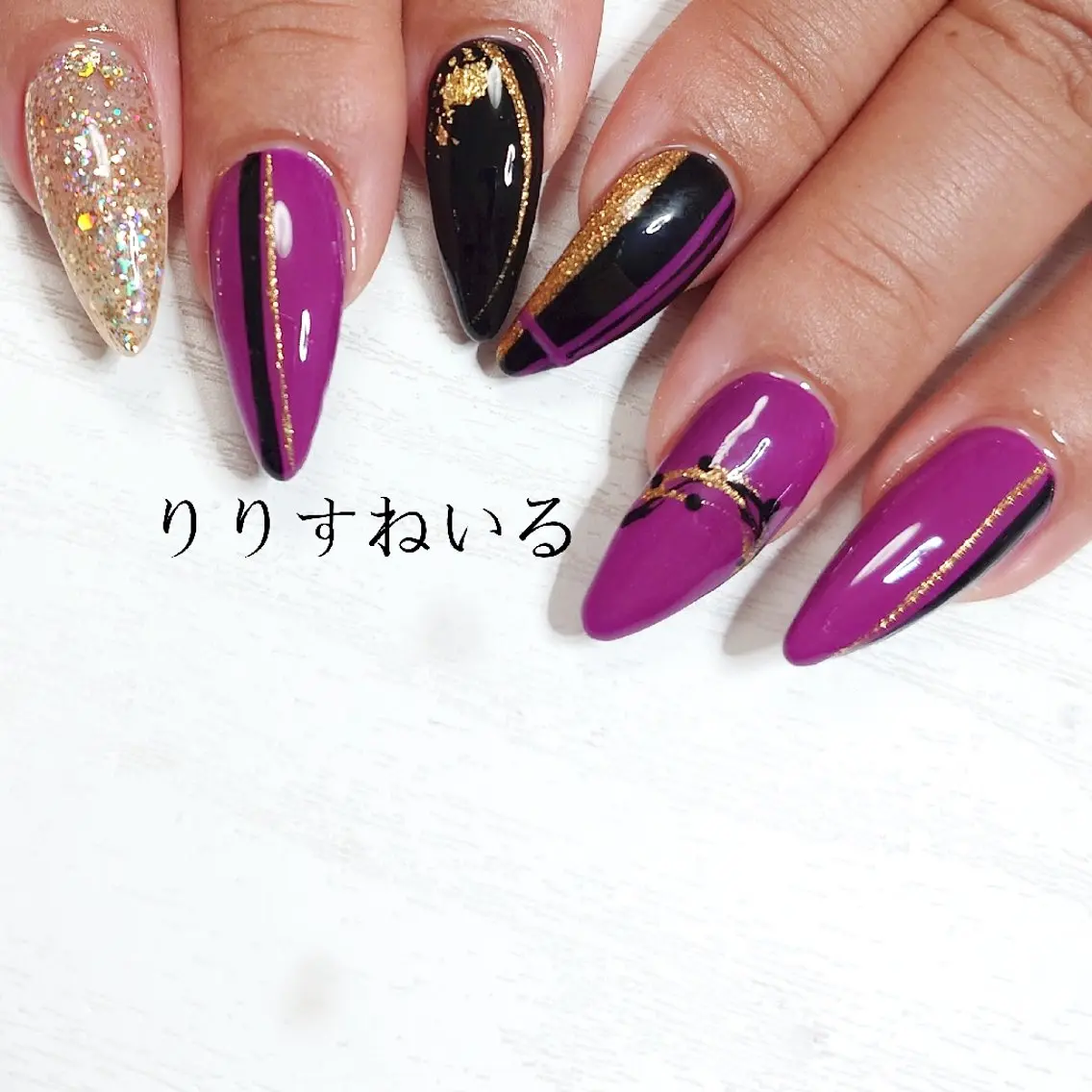 ネイル 成人式 冬ネイル ハンドネイル Lilith Nailのネイルデザイン