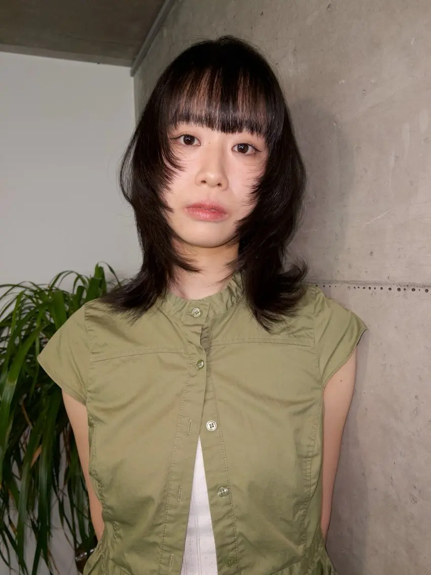 ミディアム nene 暖色/艶感カラー🥯のヘアスタイル