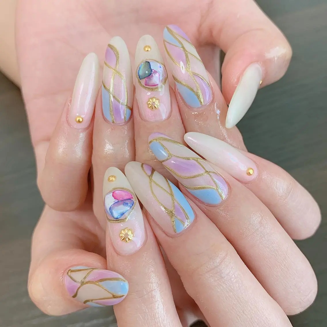 ネイル スカルプネイル Jeremy ♡ HARUKAのネイルデザイン