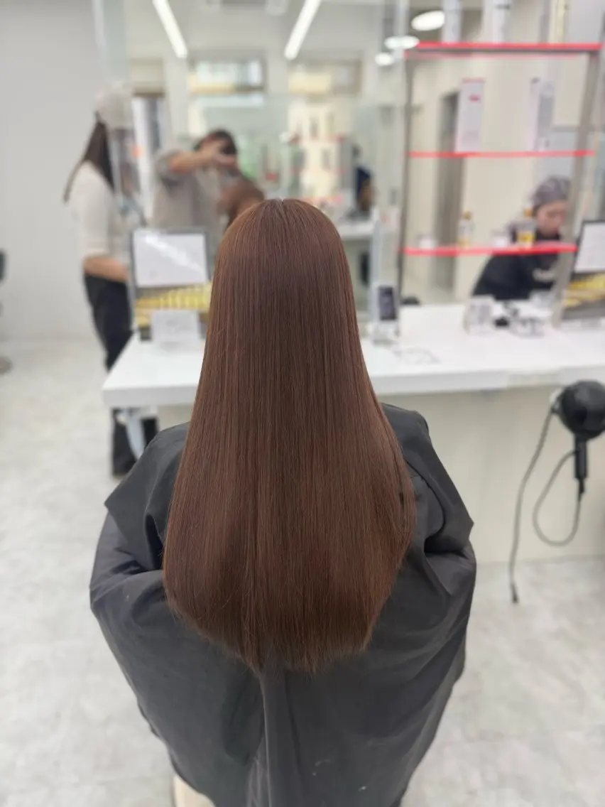 ロング カラー ヘアカラー トリートメント 🥂上品ワンホンヘア 🥂nozomiのヘアスタイル