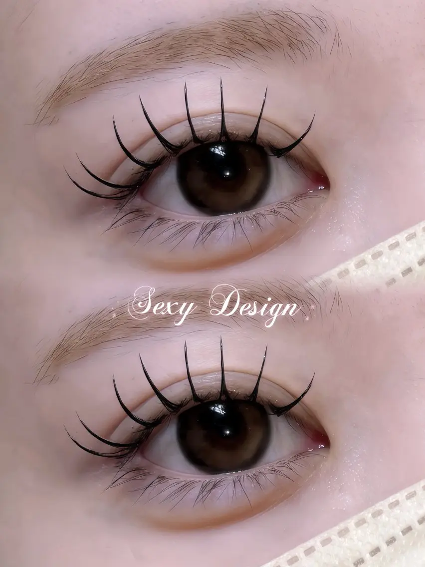 ✧︎*。上まつげエクステ80本【 flat lash 】（コーティング付）の写真