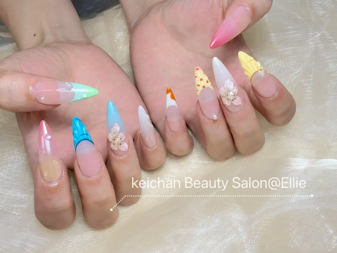 ネイル ハンドネイル ハンドケア 閨匠ビューティサロン 新橋店♡Ellieのネイルデザイン