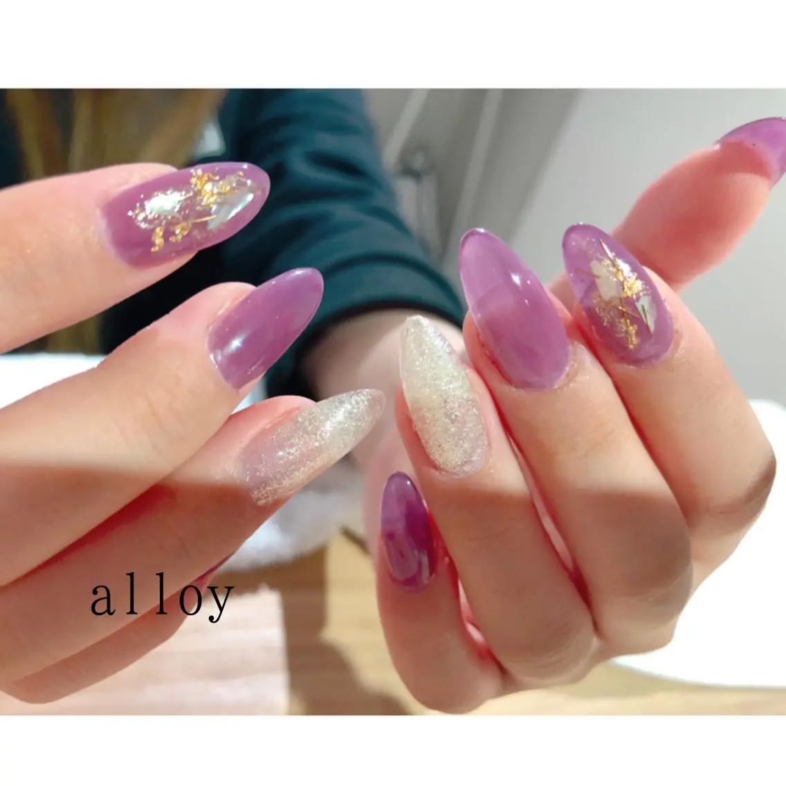 ネイル ハンドネイル alloy nailのネイルデザイン
