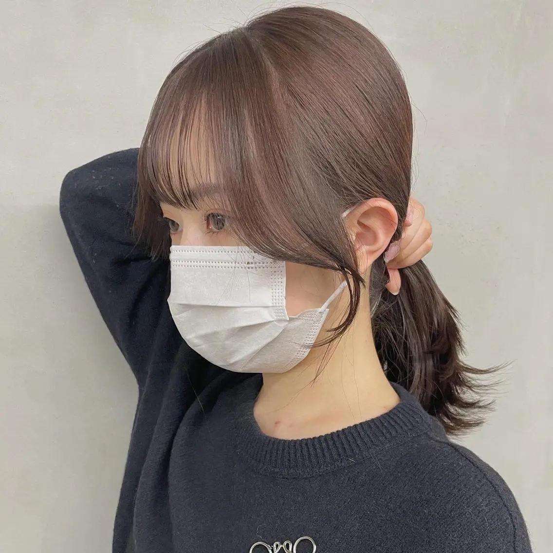 セミロング カット ヘアカラー トリートメント 韓国風/髪質改善 赤み消し✨junkiのヘアスタイル