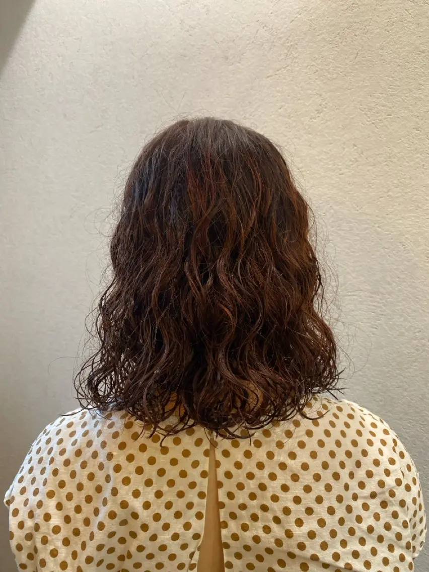 セミロング 🌀ボブ/ミディアム /パーマ🌀ayaのヘアスタイル