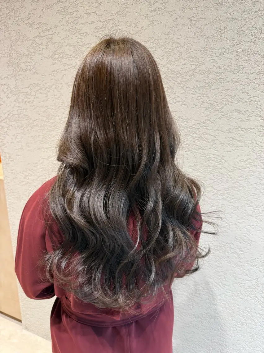セミロング カラー カット ヘアカラー トリートメント 美髪縮毛矯正✨🫧 レイヤー川村利幸のヘアスタイル