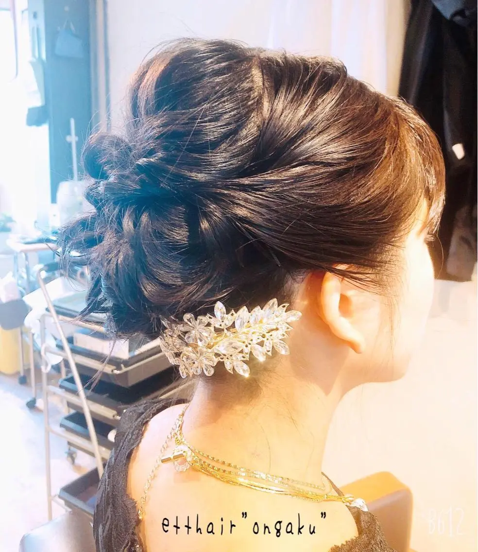 浴衣、着物ヘアセットの写真