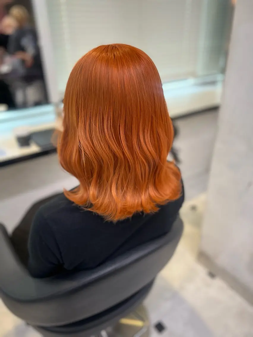 ミディアム カラー ヘアアレンジ カット ヘアカラー トリートメント ヘッドスパ ヘアセット 💕上野美容師☁ ブリーチ💖サワのヘアスタイル