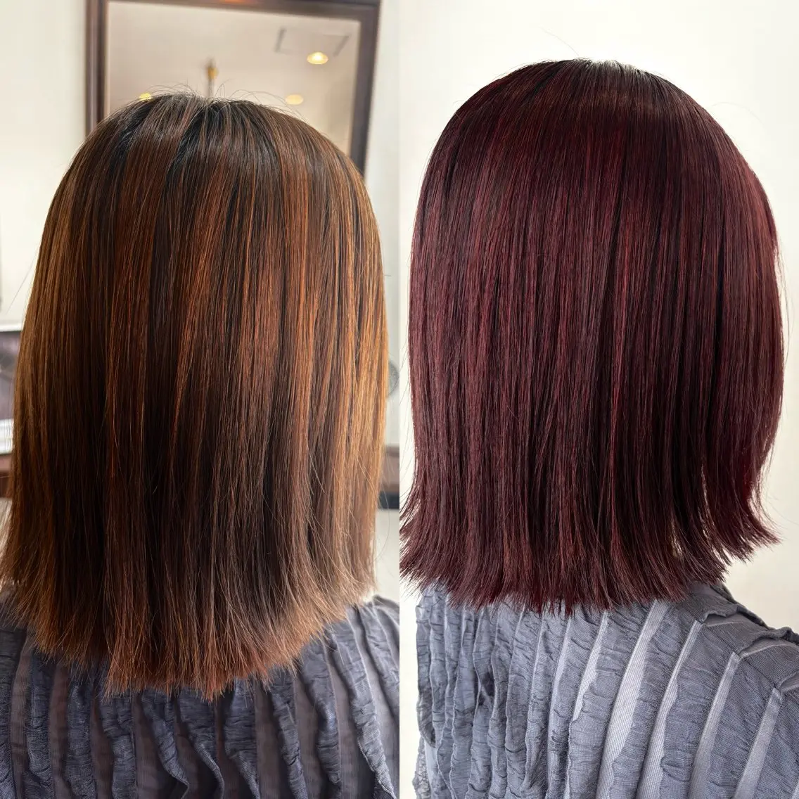 カラー 小村 悠花のヘアスタイル