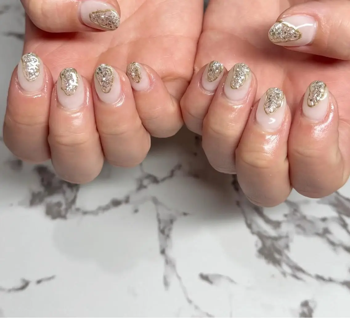 ネイル ニュアンスネイル ハンドネイル フットネイル Chitti yuuriのネイルデザイン