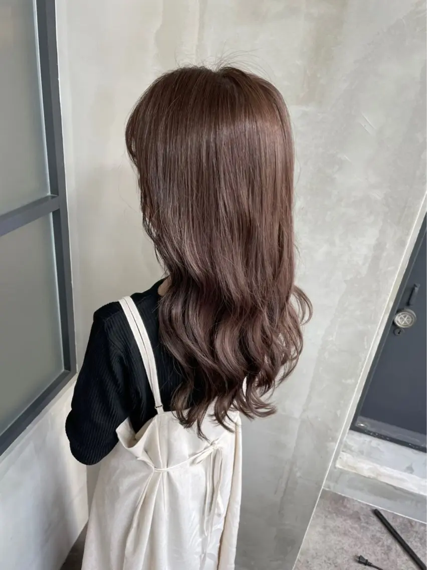 ミディアム カラー カット ヘアカラー 🫧レイヤーカット/ 髪質改善🫧/白石のヘアスタイル
