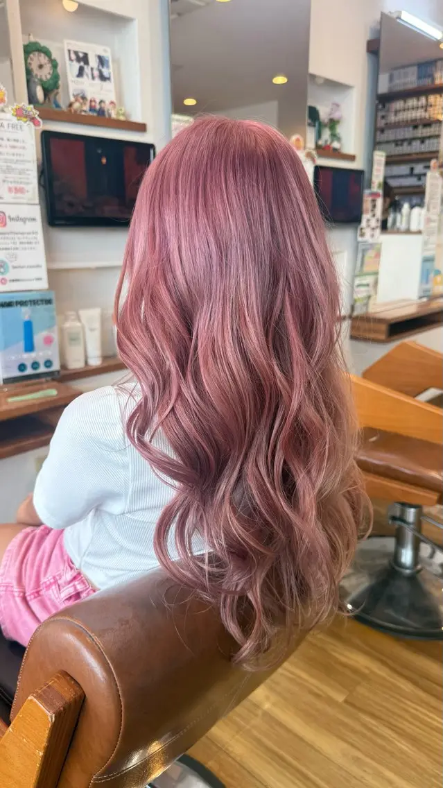 ロング ヘアカラー 心cocoro RISAのヘアスタイル
