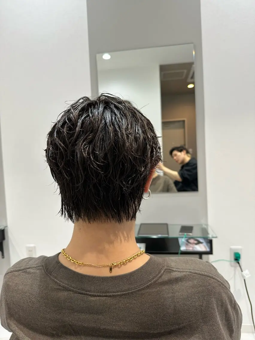 メンズ カット パーマ トリートメント 清塚　広斗 髪質改善/メンズヘアのヘアスタイル